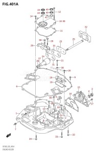 DF300 From 30001F-980001 (E03)  2009 drawing ENGINE HOLDER