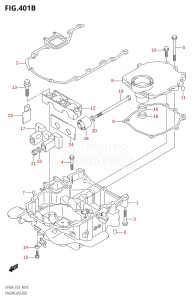 04003F-110001 (2011) 40hp E03-USA (DF40AT) DF40A drawing ENGINE HOLDER (DF40AT,DF50AT)