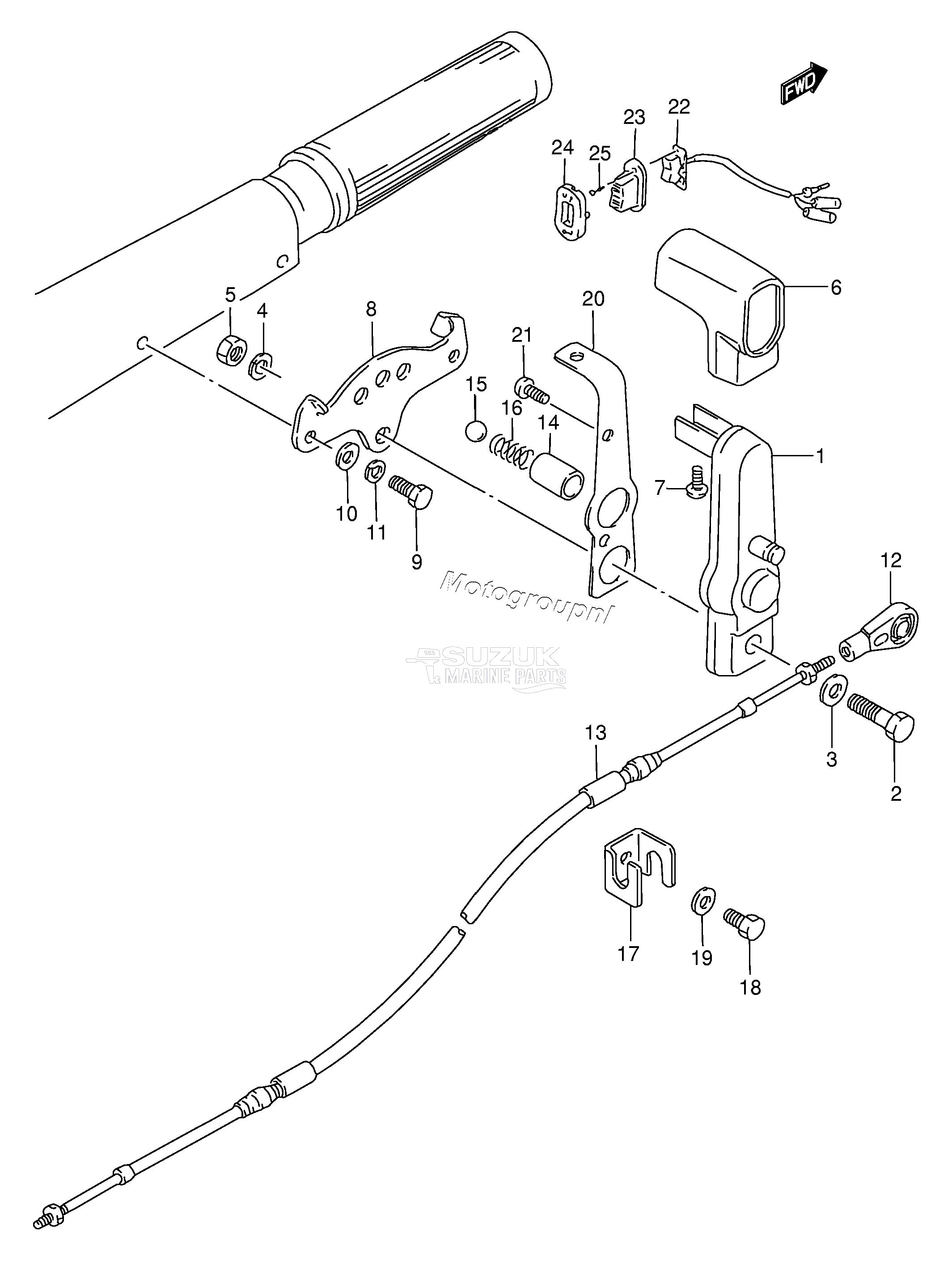 CLUTCH LEVER (DT55HTC)