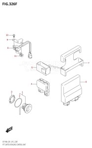 DF140AZ From 14003Z-510001 (E01 E40)  2015 drawing PTT SWITCH /​ ENGINE CONTROL UNIT (DF140AT:E01)