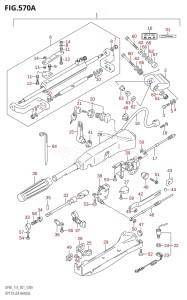 DF115Z From 11501Z-980001 (E01 E40)  2009 drawing OPT:TILLER HANDLE (K1,K2,K3)