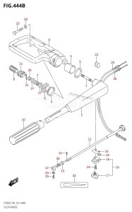 DT40 From 04005K-910001 ()  2019 drawing TILLER HANDLE (DT40WK)