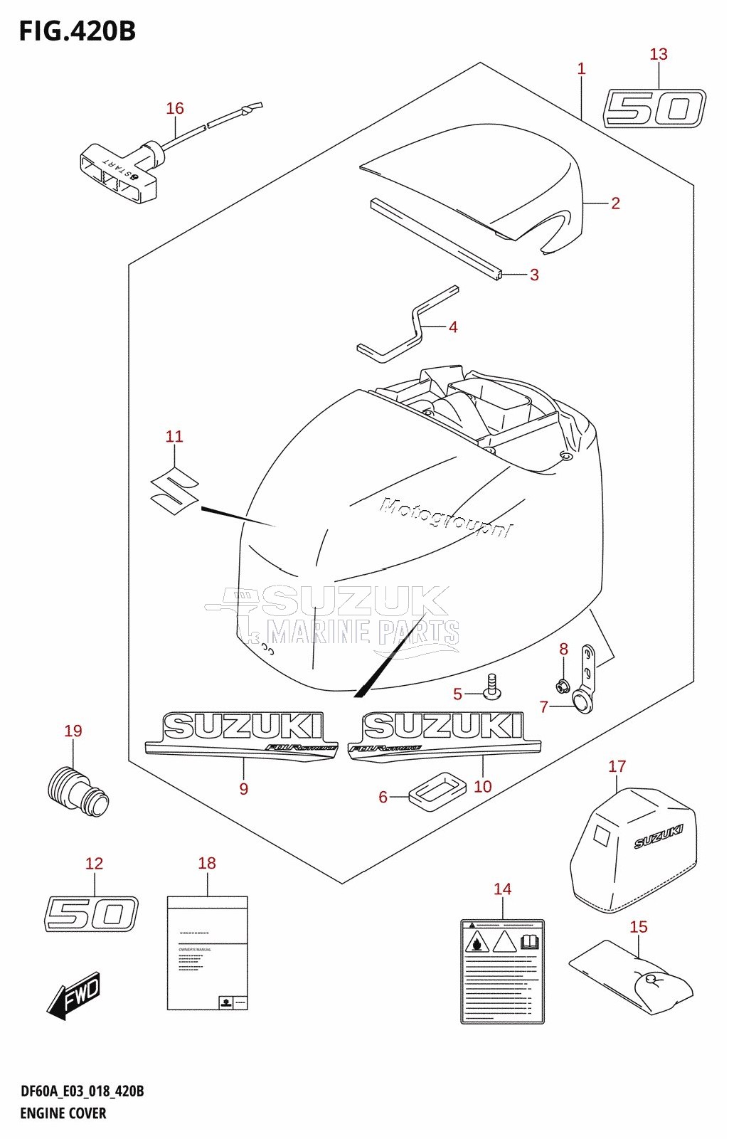 ENGINE COVER (DF50A)