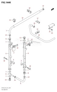 DF200 From 20002F-410001 (E01 E40)  2014 drawing FUEL INJECTOR (DF250T:E40)