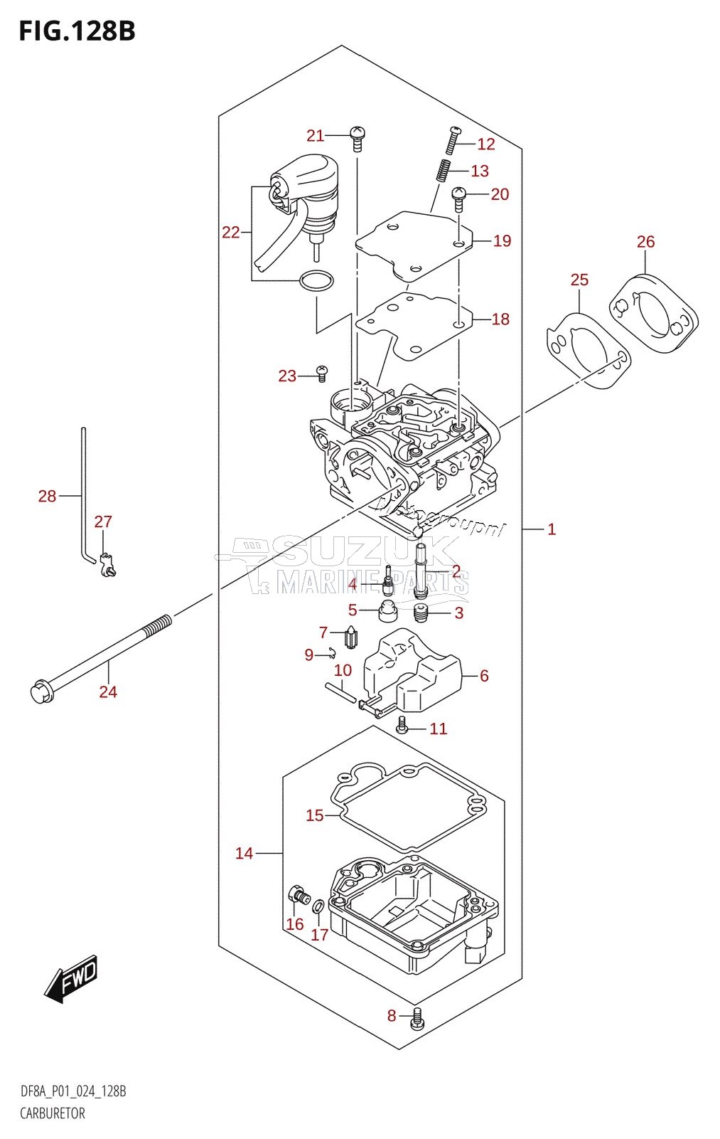 CARBURETOR (DF8AR)