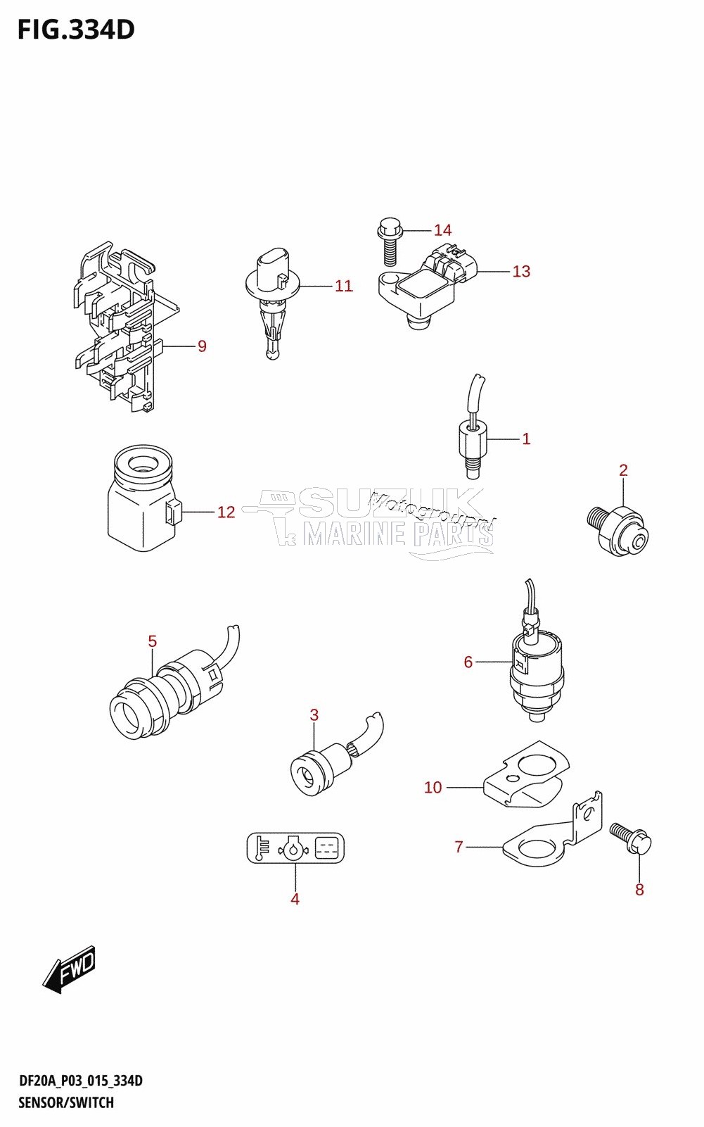 SENSOR /​ SWITCH (DF9.9BTH:P03)