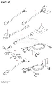 DF140BZ From 14005Z-340001 (E11 E40)  2023 drawing OPT:HARNESS (2) (023)