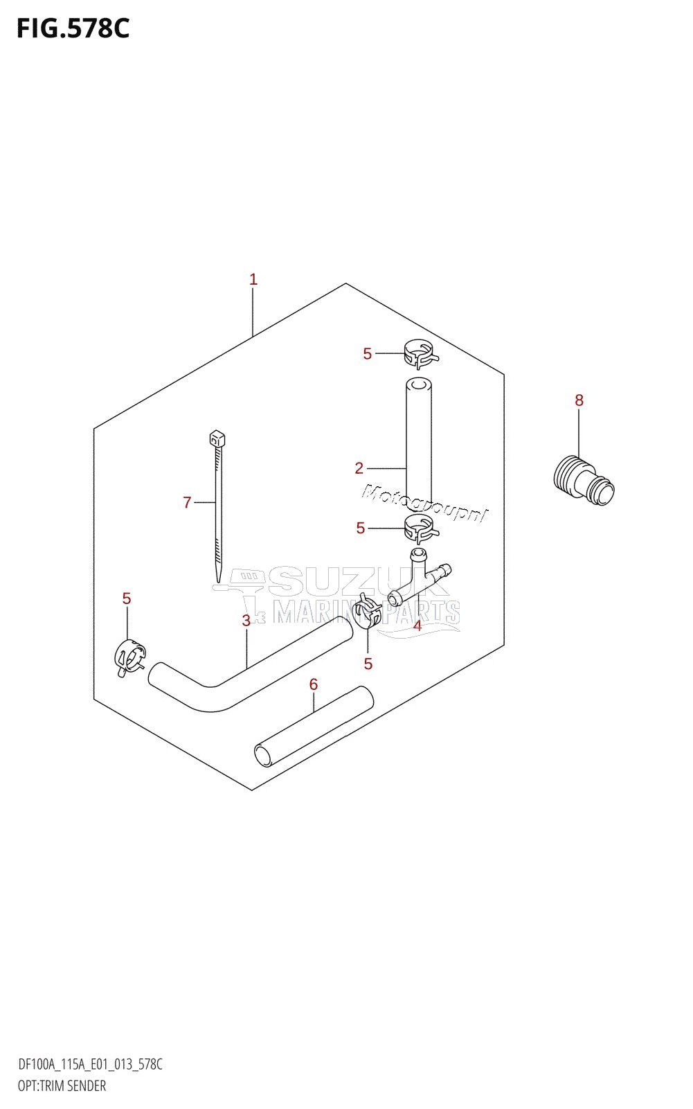 OPT:TRIM SENDER (DF115AT:E01)