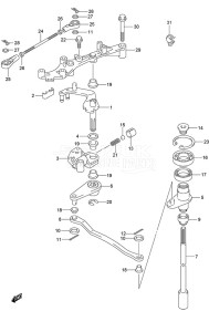 DF 175 drawing Clutch Shaft (Model: TG/ZG)