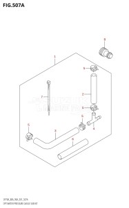 09002F-980001 (2009) 90hp E01-Gen. Export 1 (DF90ATK9) DF90A drawing OPT:WATER PRESSURE GAUGE SUB KIT