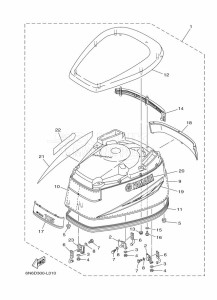 115CETOL drawing FAIRING-UPPER