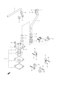 Outboard DF 60 drawing Water Pump