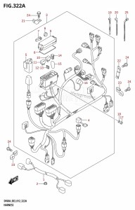 DF60A From 06002F-210001 (E03)  2012 drawing HARNESS (DF40A:E03)