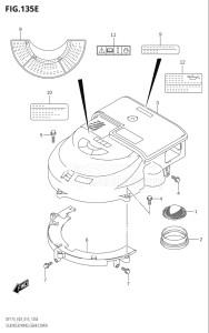 17502F-510001 (2005) 175hp E03-USA (DF175TG) DF175TG drawing SILENCER / RING GEAR COVER (DF175T:E03)