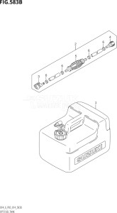 00402F-410001 (2014) 4hp P03-U.S.A (DF4) DF4 drawing OPT:FUEL TANK (DF6:P03)