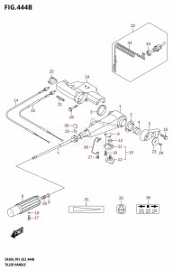 DF20A From 02002F-140001 (E01 P01 P40)  2021 drawing TILLER HANDLE (DF20A:P40)