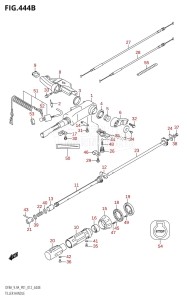 DF8A From 00801F-310001 (P01)  2013 drawing TILLER HANDLE (DF9.9A:P01)