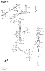 DF150ZG From 15002Z-410001 (E40)  2014 drawing CLUTCH SHAFT (DF150ZG:E01)