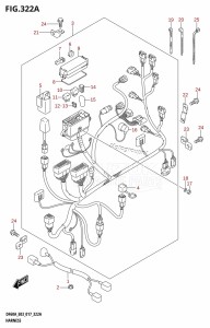 DF60A From 06002F-710001 (E03)  2017 drawing HARNESS (DF40A:E03)