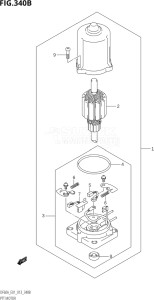 04003F-310001 (2013) 40hp E01-Gen. Export 1 (DF40A  DF40AQH  DF40AST  DF40ATH) DF40A drawing PTT MOTOR (DF40AST:E34)
