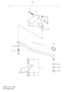 DF15 From 01501F-861001 ()  1998 drawing OPT:DRAG LINK