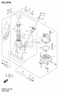 DF100C From 10005F-440001 (E01)  2024 drawing TRIM CYLINDER (DF140BT,DF140BZ)