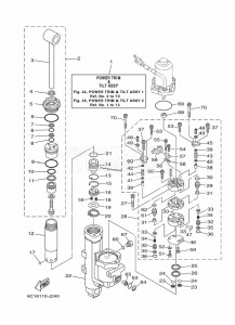 F40DETL drawing POWER-TILT-ASSEMBLY-1