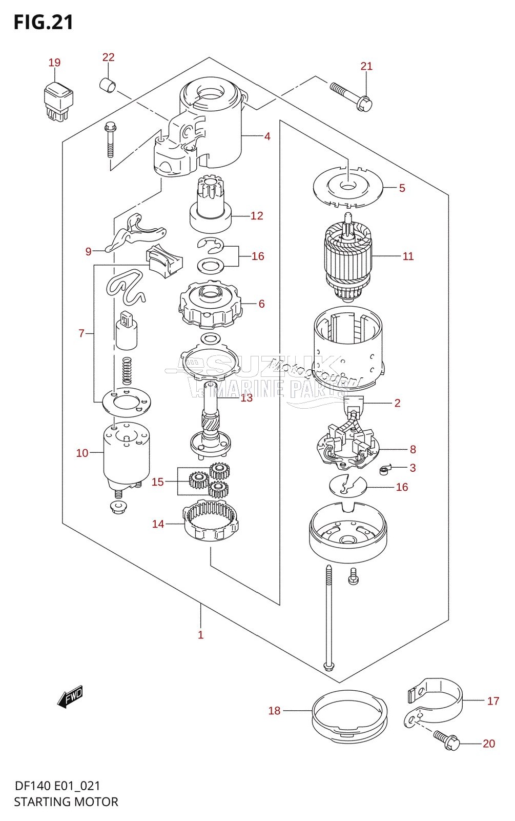 STARTING MOTOR