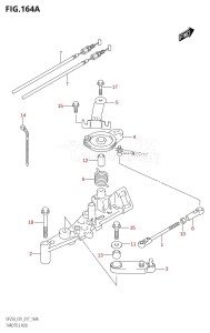 DF200Z From 20002Z-710001 (E01 E40)  2017 drawing THROTTLE ROD