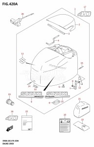 DF40A From 04003F-910001 (E03)  2019 drawing ENGINE COVER (DF40A)