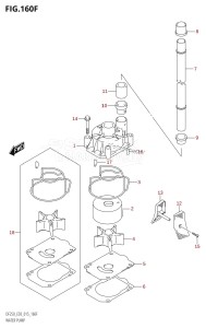 DF250T From 25004F-510001 (E03)  2015 drawing WATER PUMP (DF250Z:E03)