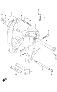 DF 115A drawing Clamp Bracket SS Model