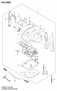 DF115BG From 11505F-440001 (E11 - E40)  2024 drawing OPT:REMOTE CONTROL ASSY DUAL