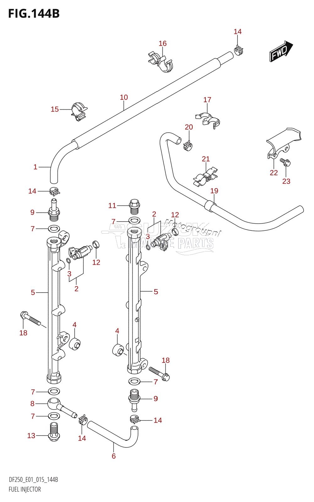 FUEL INJECTOR (DF200T:E40)