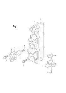 Outboard DF 30 drawing Exhaust Cover