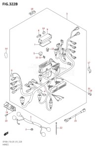 DF115AZ From 11503Z-310001 (E01 E40)  2013 drawing HARNESS (DF100AT:E40)