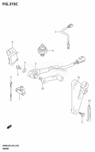 DF50A From 05003F-410001 (E01)  2014 drawing SENSOR (DF40ATH:E01)