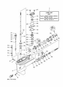 T25LA-2009 drawing LOWER-CASING-x-DRIVE-1