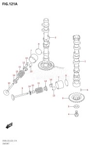 DF50A From 05003F-210001 (E03)  2012 drawing CAMSHAFT