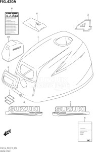 00403F-910001 (2019) 4hp P03-U.S.A (DF4A) DF4A drawing ENGINE COVER (DF4A)