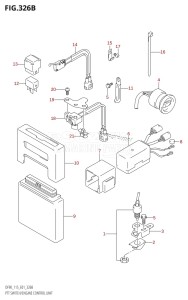 DF90 From 09001F-510001 (E01)  2005 drawing PTT SWITCH /​ ENGINE CONTROL UNIT (K4,K5,K6,K7,K8,K9,K10,011)