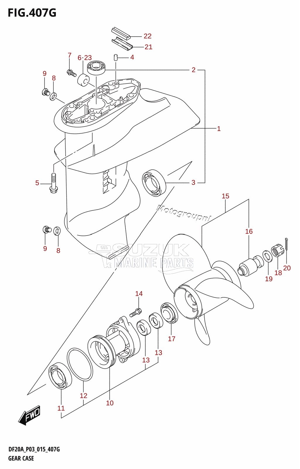 GEAR CASE (DF9.9B:P03)