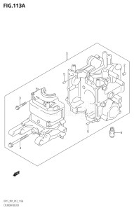 01503F-210001 (2012) 15hp P01-Gen. Export 1 (DF15  DF15R) DF15 drawing CYLINDER BLOCK