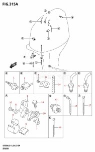 DF325A From 32501F-440001 (E01 - E40)  2024 drawing SENSOR (DF350AMD,DF300BMD)