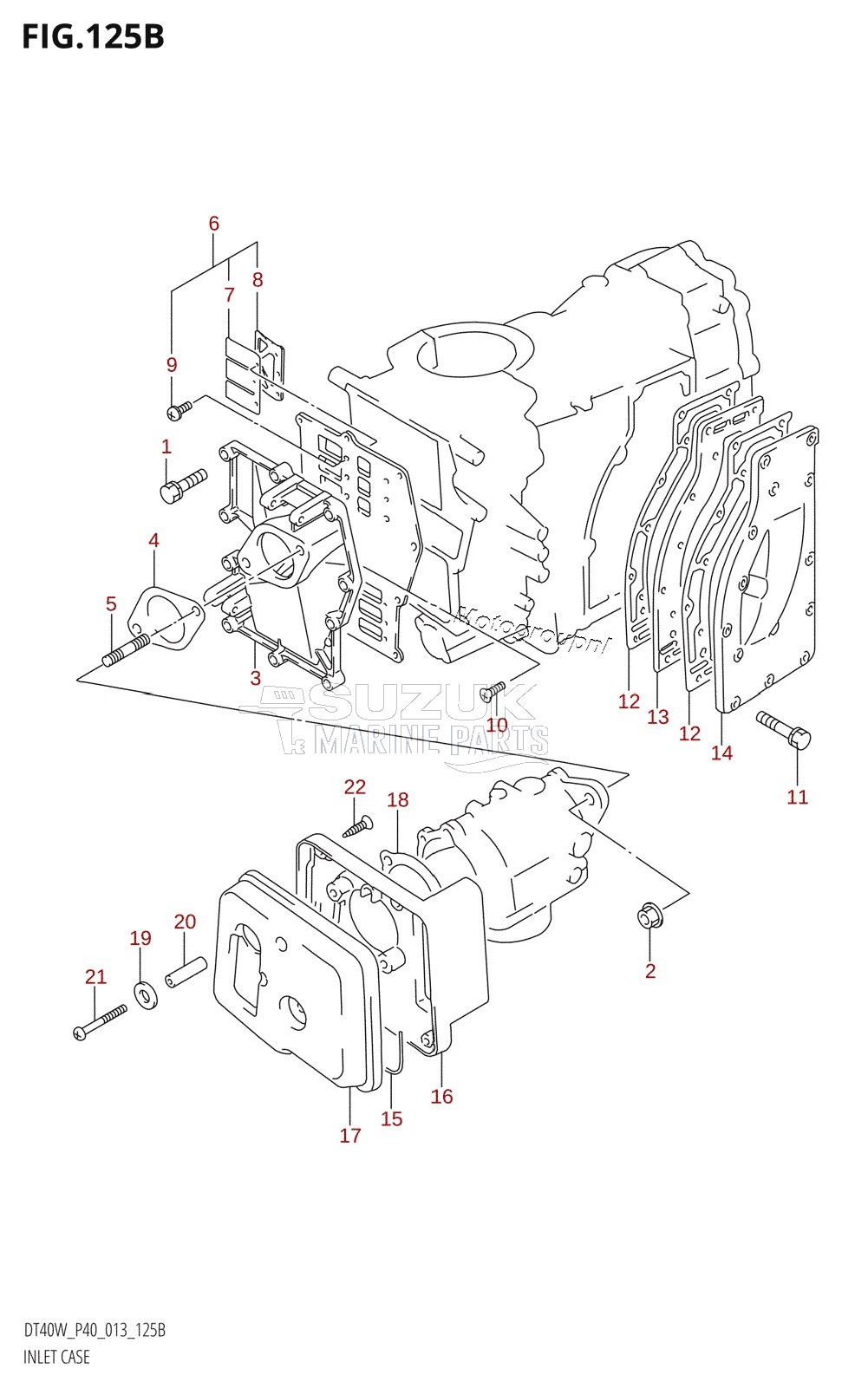 INLET CASE (DT40W:P90)