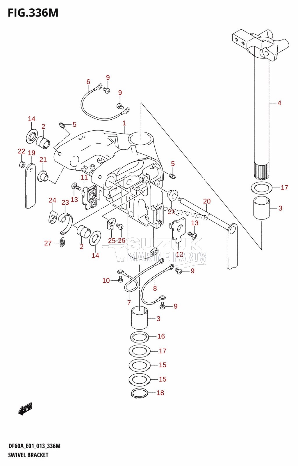 SWIVEL BRACKET (DF60ATH:E40)