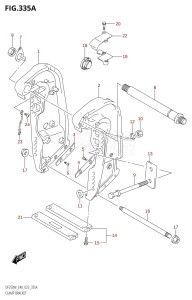 DF250 From 25005F-040001 (E40)  2020 drawing CLAMP BRACKET