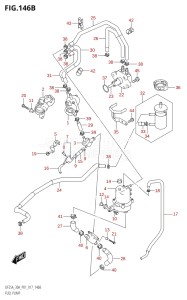 02504F-710001 (2017) 25hp P01-Gen. Export 1 (DF25A  DF25AR  DF25AT  DF25ATH) DF25A drawing FUEL PUMP (DF25AR:P01)