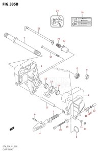 DF9.9A From 00994F-010001 (P01)  2010 drawing CLAMP BRACKET (DF8AR,DF9.9AR)