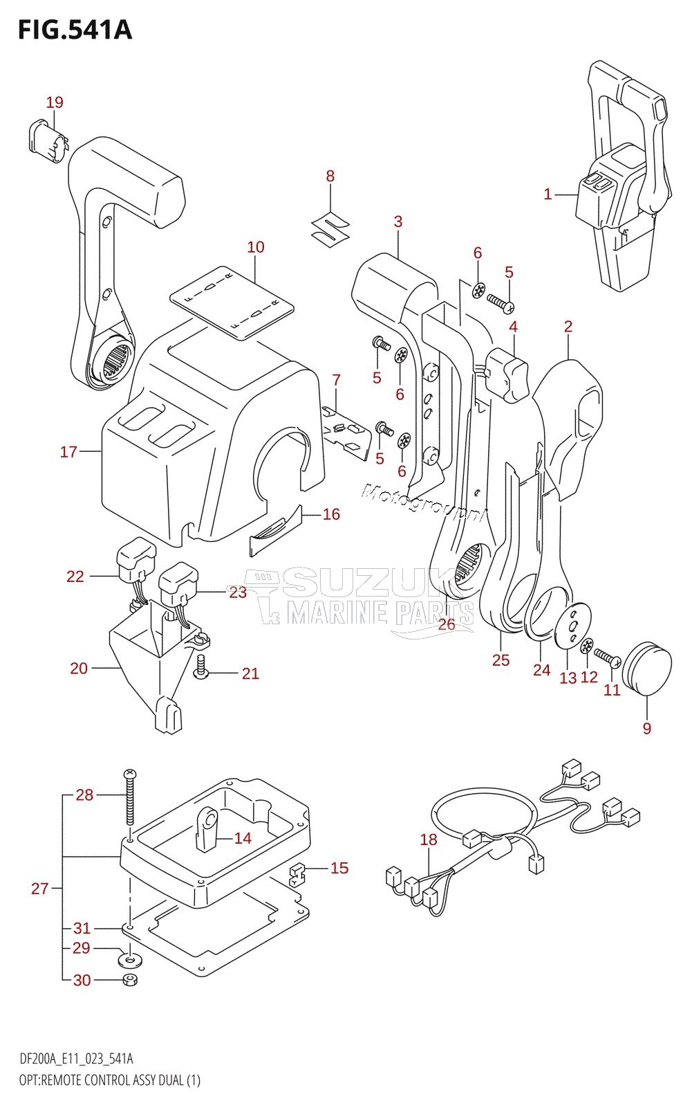 OPT:REMOTE CONTROL ASSY DUAL (1)